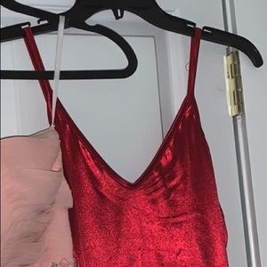 PROM DRESS Wine colored Chantel Satin Gown